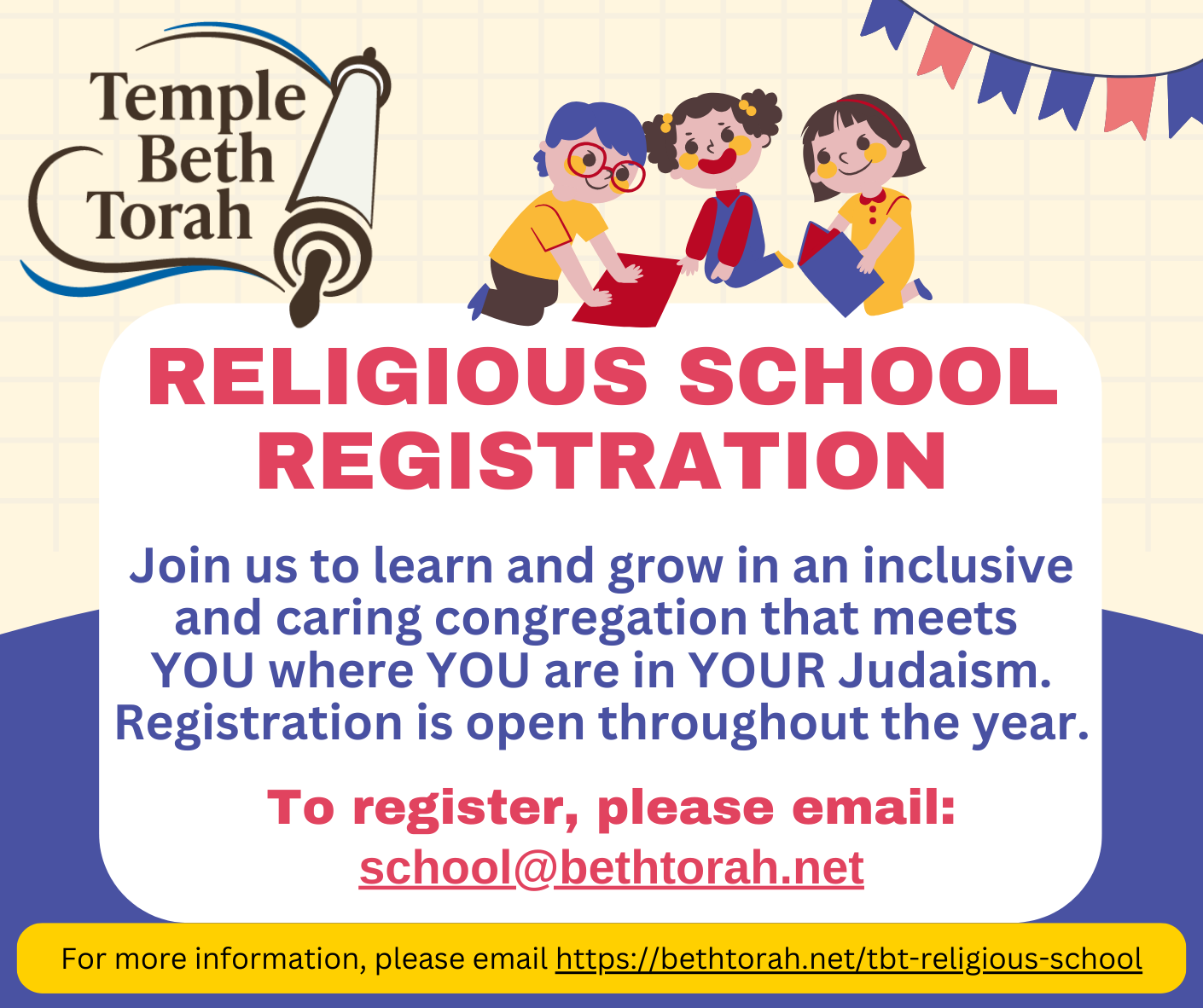 Welcome to Temple Beth Torah