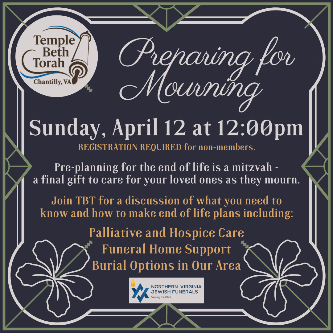 Preparing for mourning: April 12, 2026