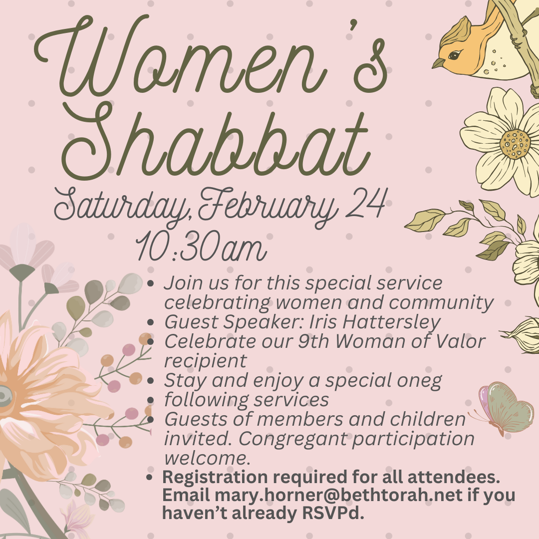 Women's Shabbat updated 2.20.24